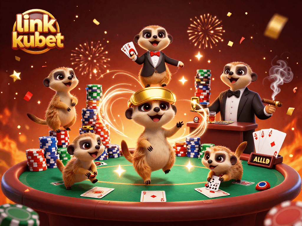 Engage in thrilling games at link kubet while meerkats run a vibrant casino.