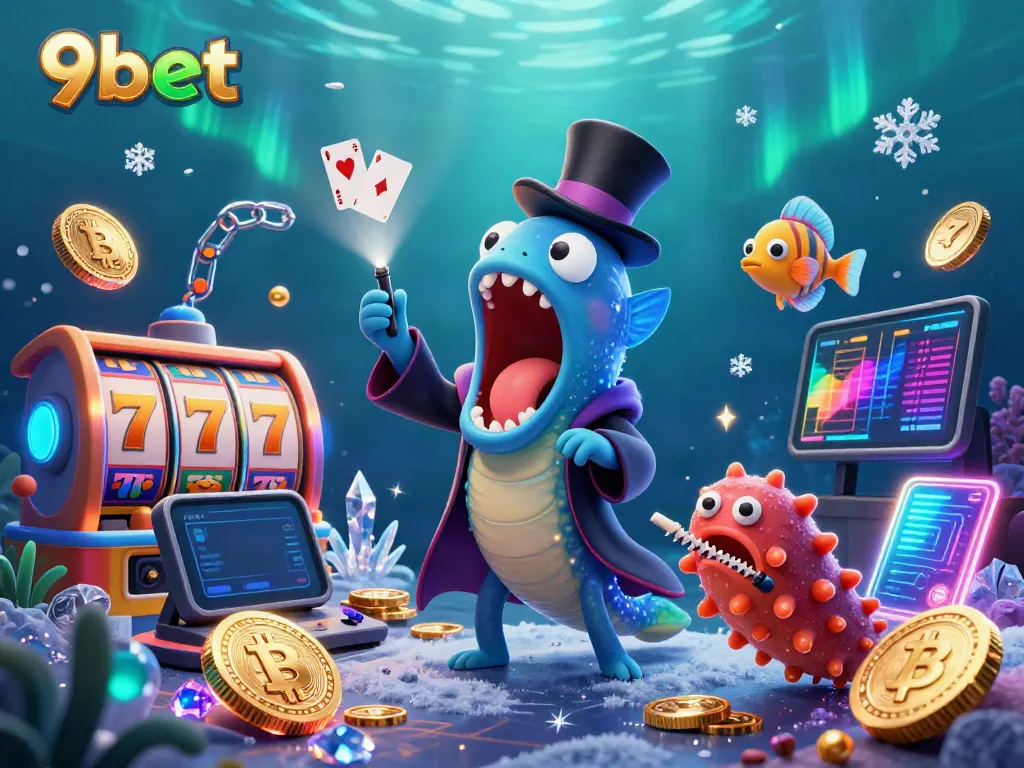 Experience winning thrills with 9bet's mesmerizing underwater casino magic showcase.