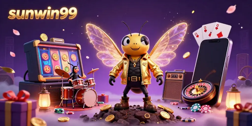 Engage with the thrilling entertainment of sunwin99 featuring vibrant casino elements and dynamic characters.