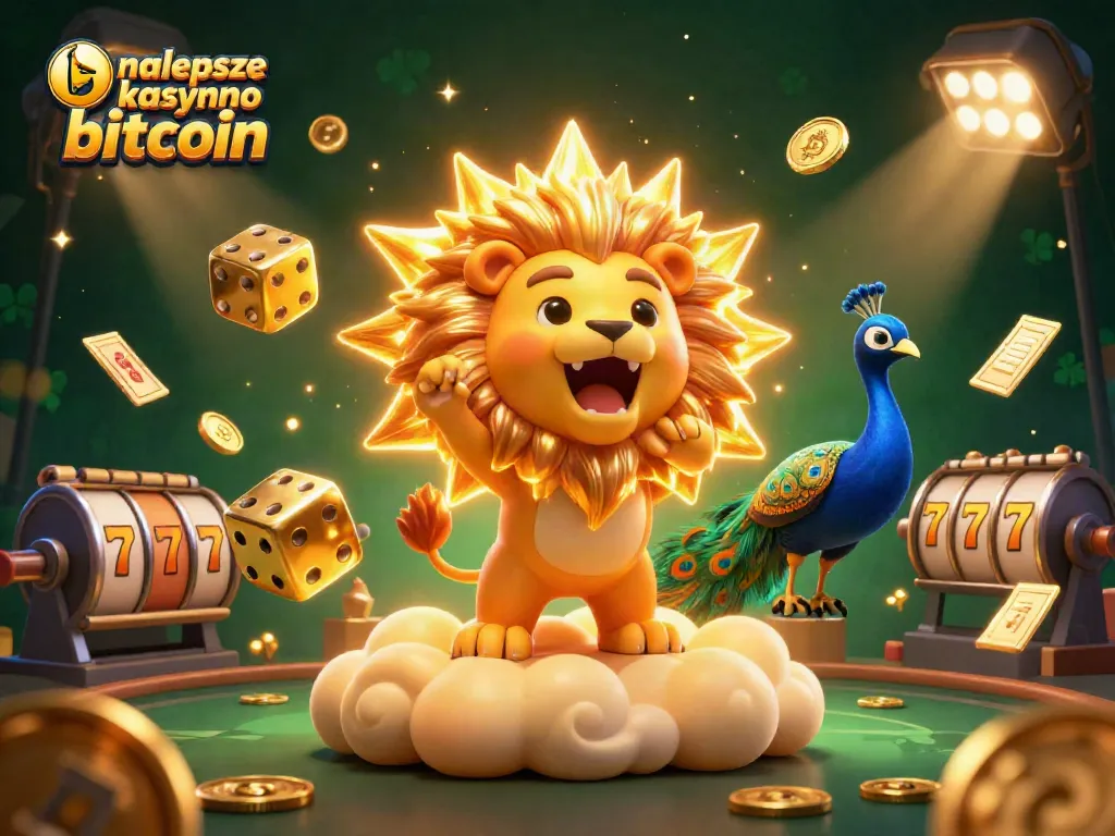 Experience the thrill of the najlepsze kasyno bitcoin with vibrant 3D illustration showcasing gaming elements.
