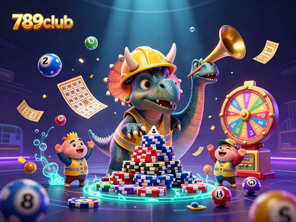 Join the excitement at 789club with a lively scene highlighting vibrant gaming elements.