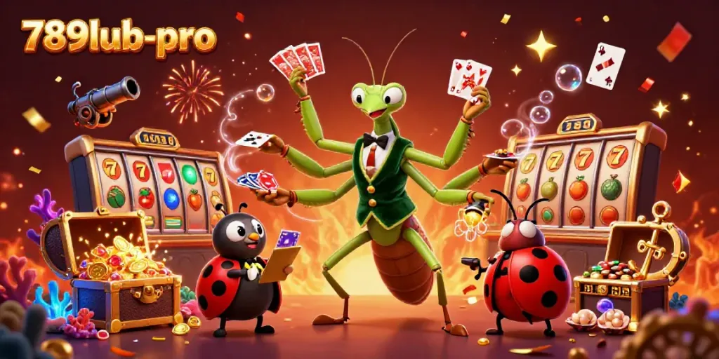 Experience thrilling slots at 789lub-pro casino featuring vibrant characters and rich game elements
