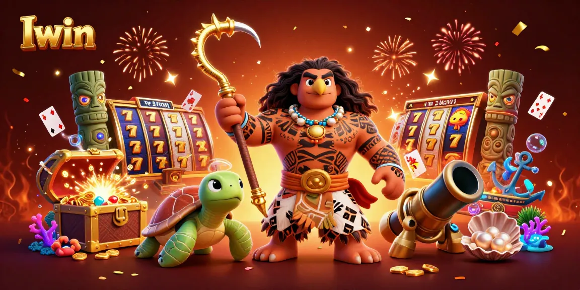 Experience thrilling gameplay with Iwin's vibrant casino gaming, featuring iconic jackpot elements.