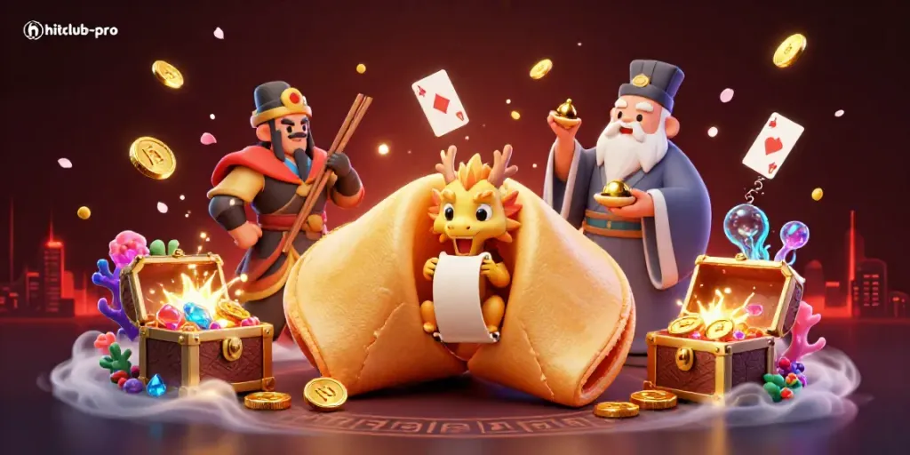 Engage with hitclub-pro's immersive gaming experience featuring rich 3D casino elements and vibrant characters.