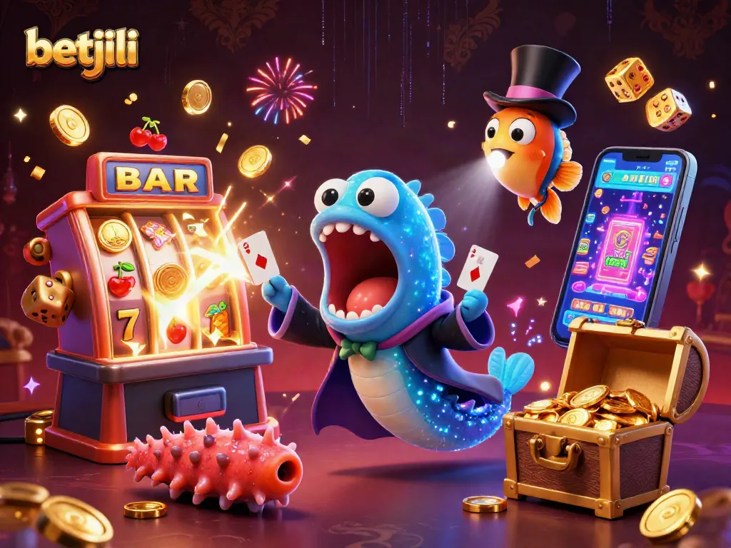 Experience thrilling gameplay at betjili with a captivating underwater casino magic act.