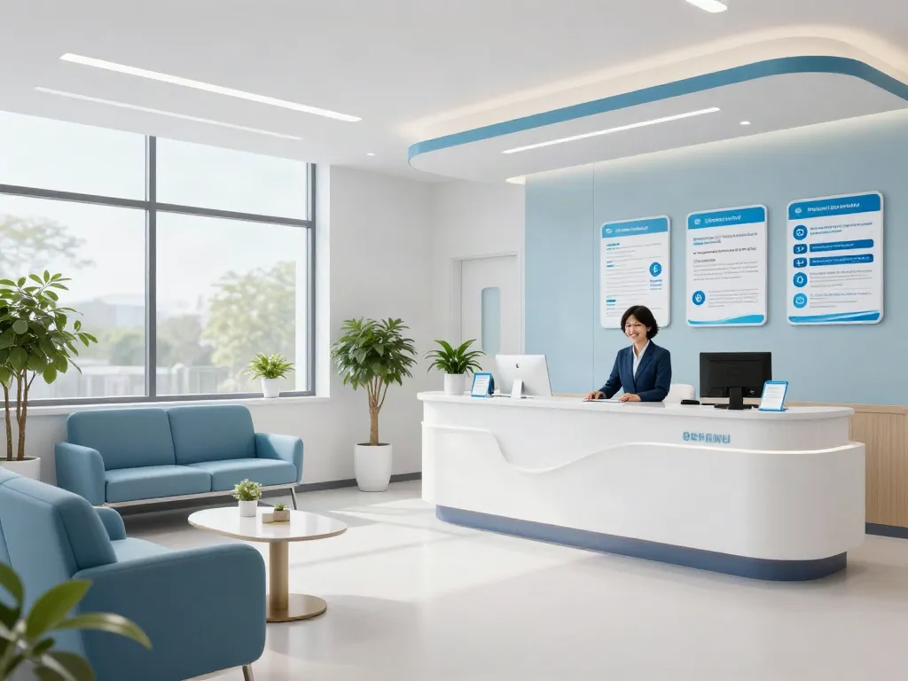This is a professional healthcare environment focusing on situs slot, featuring a welcoming medical facility with patient care services.