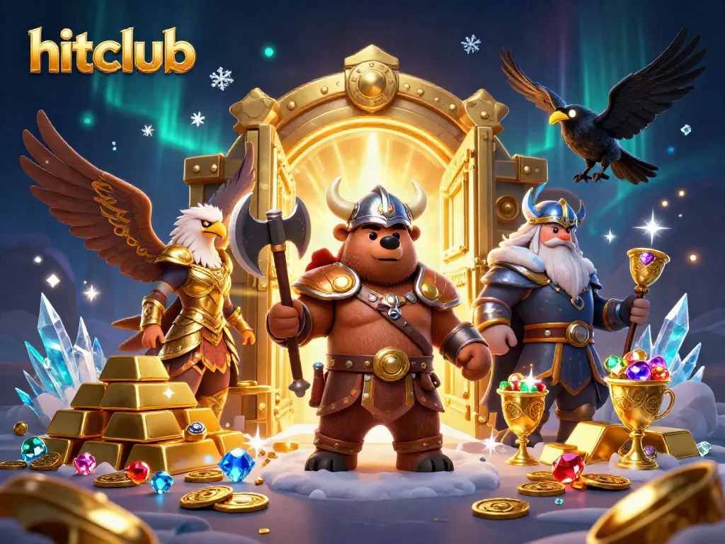 Celebrate with hitclub by spinning your favorite slots amid treasure-filled Viking realms