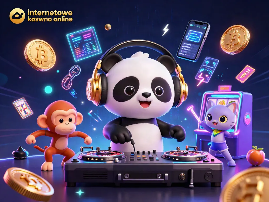 Engage in internetowe kasyno online gaming with vibrant 3D characters and dynamic casino elements.