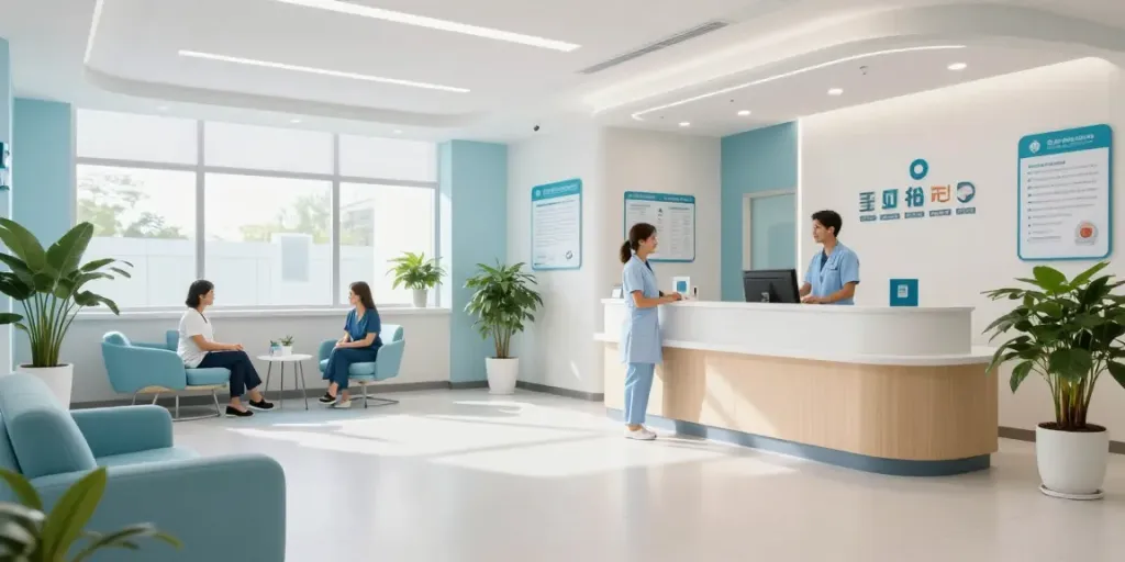 Situs gacor and healthcare services reflected in a welcoming medical environment with professional staff providing excellent patient care.