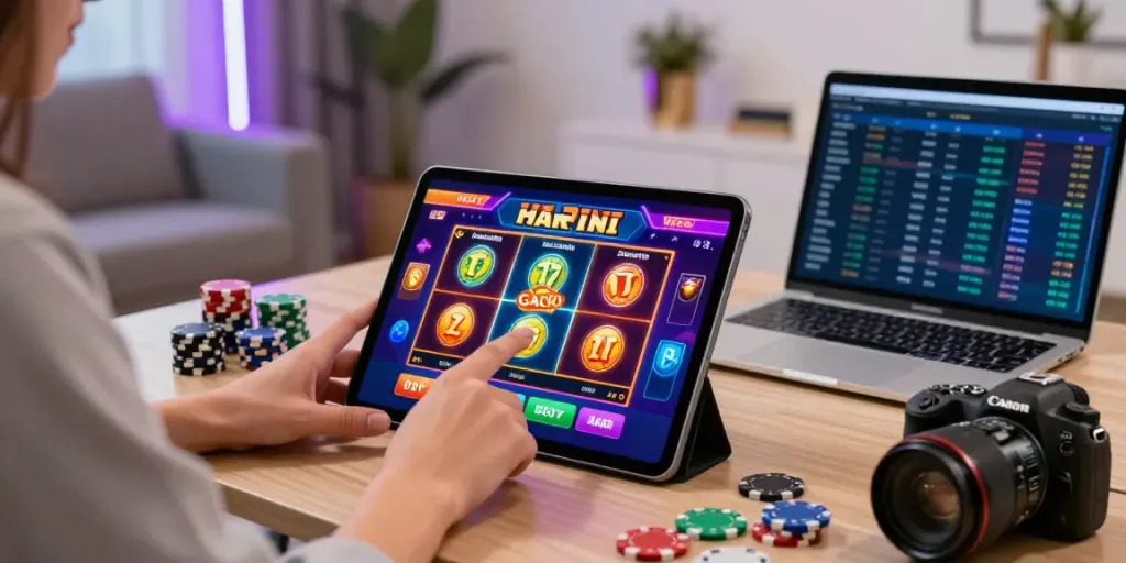 Engaging scene of slot gacor hari ini with vibrant game interface and player interaction.