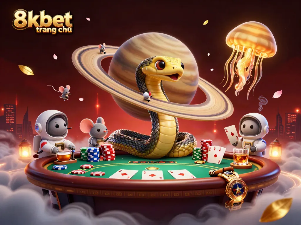 Bet on fun with mouse astronauts at 8xbet trang chủ's cosmic casino adventure.