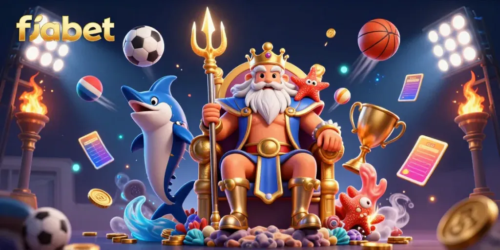 Experience exciting gameplay at fabet with dynamic sports betting elements and vibrant characters.